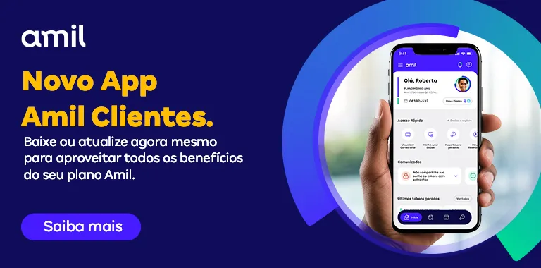 Conheça o novo App Amil e aproveite todos os benefícios.